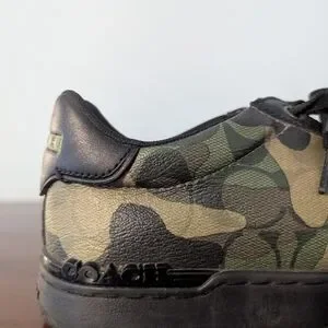 Coach | Shoes | Coach Camouflage Green And Black Sneakers  display picture 1